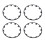 4PCS Wheel Rim Protection Ring Decorative Precise 4