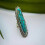Solid Big Blue Copper Long Oval Turquoise Ring Boho Vintage Jewelry,10 Adorable 21