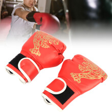 Rote Taekwondo Boxhandschuhe für Erwachsene & Kinder, PU, Größe, Pair