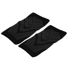 2 Stück atmungsaktive Nylon-Neopren-Ellenbogenschoner, Größen S-M-L, für Sport