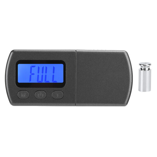 Digital Turntable Stylus Force Scale Gauge ABS LCD Display with Calibration Weight 1