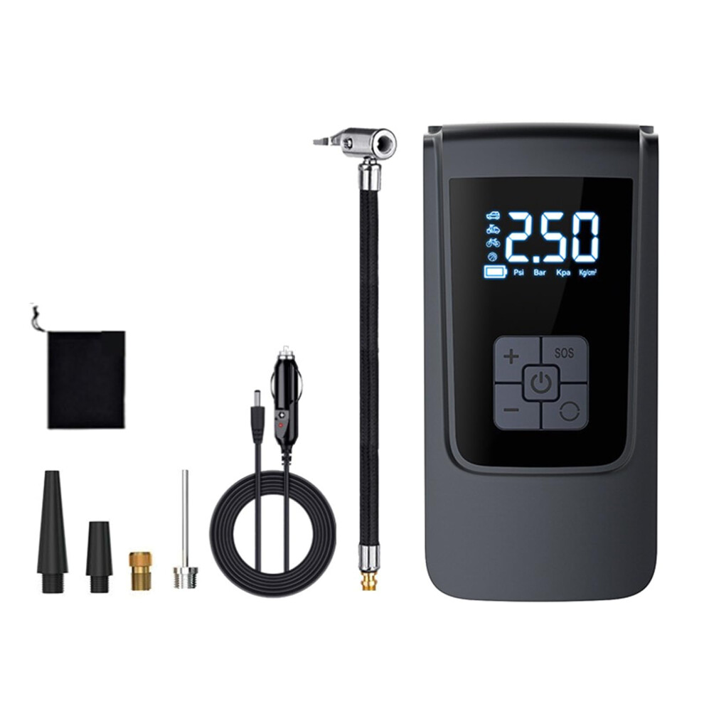 Tire Inflator Portable Air Compressor 6000Mah Cordless 150Psi Electric Pump For Car Tires And Vehicles 6447073357305