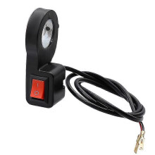 Scooter Handlebar Switch, Universal Motorcycle 22 Mm Handlebar On/off Switch Electric Bike Rocker Switch for E-bike Motorcycle Scooters Head Lamp(2