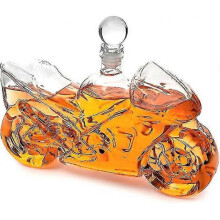 Motorbike Motorcycle Gift Decanter for Wine Whiskey 750ml By The Wine Savant, Whiskey Gifts, Motorcycle Gifts, Sport Bike Gifts, Hell Ghost Harley-d