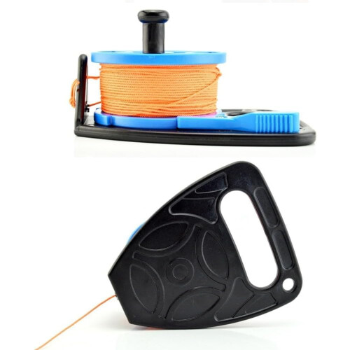 Multi Purpose Scuba Dive Reel, Plastic, 46m/83m Line Control, Durable Diving Accessory for Underwater Exploration 1