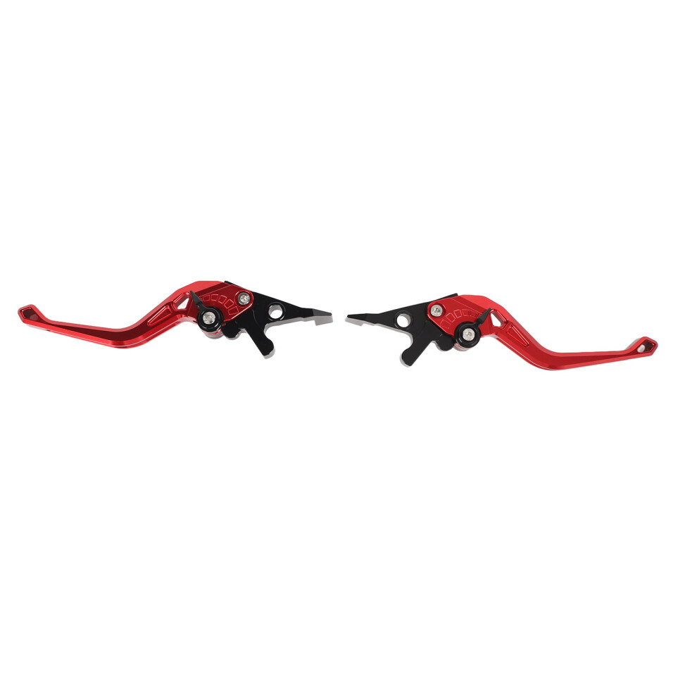1 Pair Motorcycle Clutch Brake Lever Aluminum Red 8320539771991