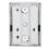 WallMount Stainless Steel Retractable Clothesline 4.2m Silver 4