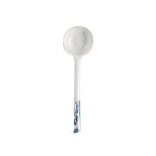 Soup Spoons Ceramic Set, Exquisite Household Meal and Coffee Spoons, High-Value Kitchen Utensils, Color 04