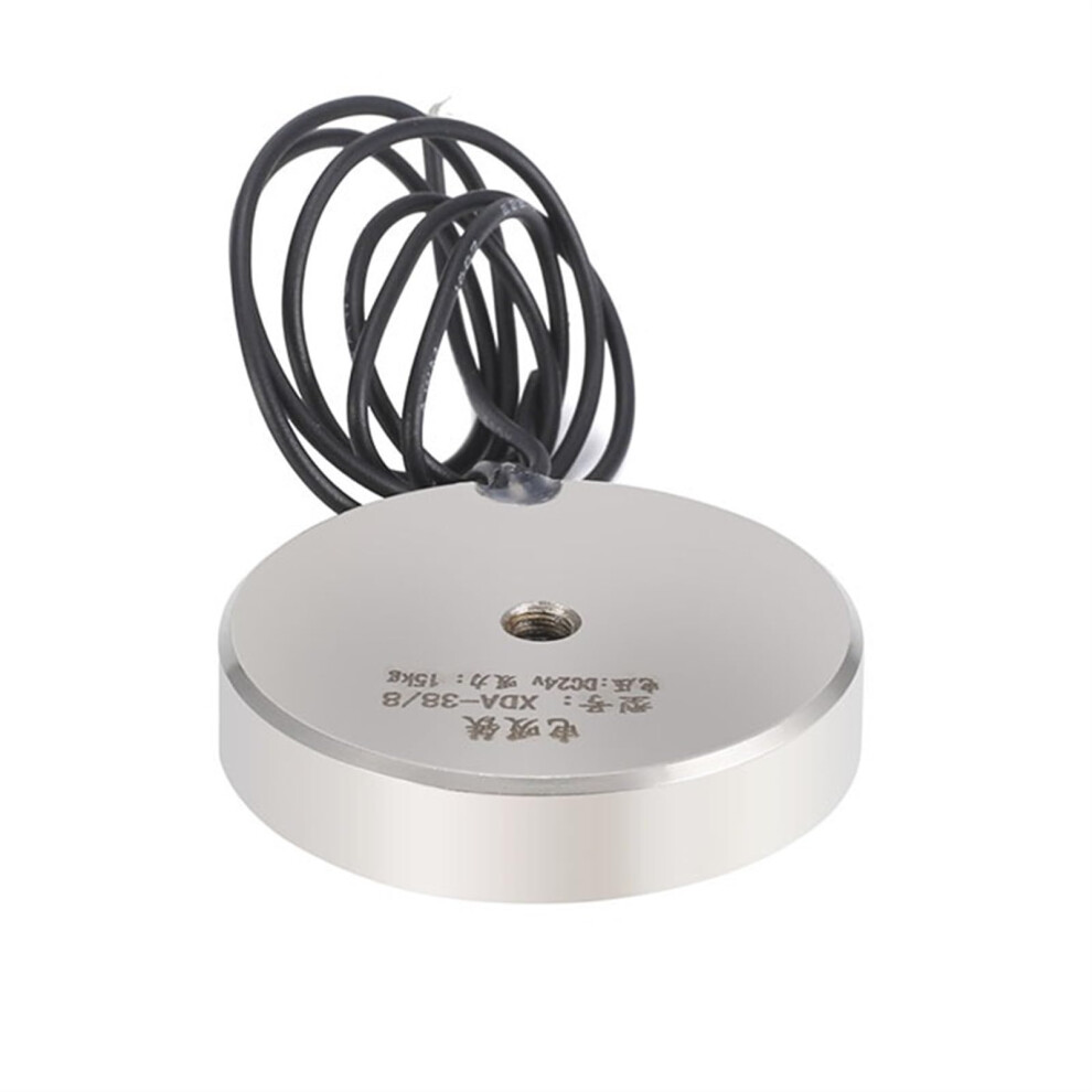 Suction Cup Electromagnet 38/8 For 15 Kg Load, Waterproof, 12/24V Compatible, Heavy Duty Design 6447073359095