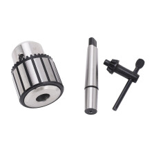 Drill Press Chuck Mount Morse Taper Arbor Key with High Accuracy Strong Clamping Force and Storage Box for Drilling Machines