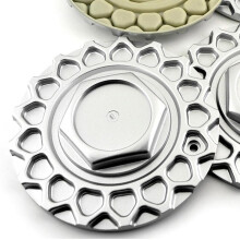 (Silver) Top Quality 1pcs 168MM 9155L169 Wheel Center Hub Cap Cover Wheel Rim Car Styling For BB S RS 247L169 09.24.028