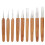 9Pcs Dreadlock Crochet Hook Set with Bamboo Handles Single & Double Braid Tools 2