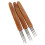 9Pcs Dreadlock Crochet Hook Set with Bamboo Handles Single & Double Braid Tools 4
