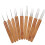 9Pcs Dreadlock Crochet Hook Set with Bamboo Handles Single & Double Braid Tools 15