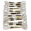 24Pcs Silver Glossy Cross Stitch Threads, 8m Embroidery Floss Set 13
