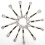24Pcs Silver Glossy Cross Stitch Threads, 8m Embroidery Floss Set 11