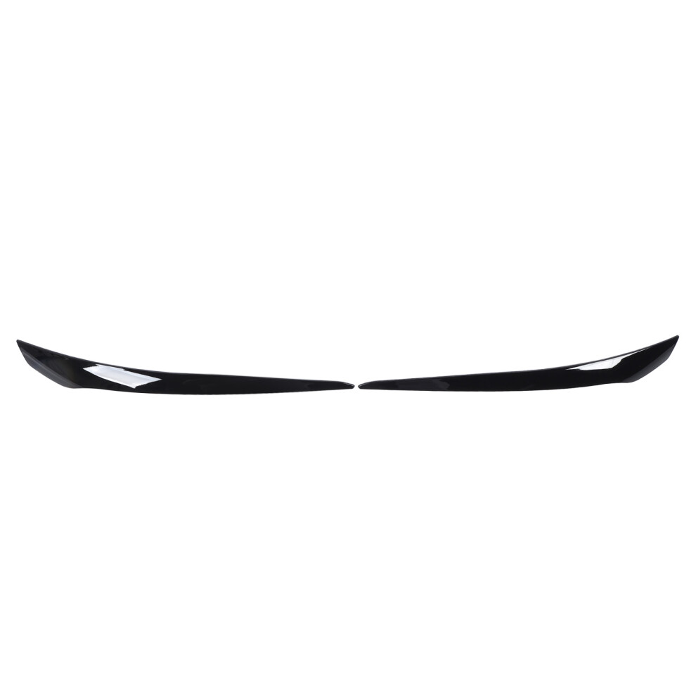 2 Pcs Headlight Eyebrow Headlamp Eyelid Cover Trim Black 8320539772394