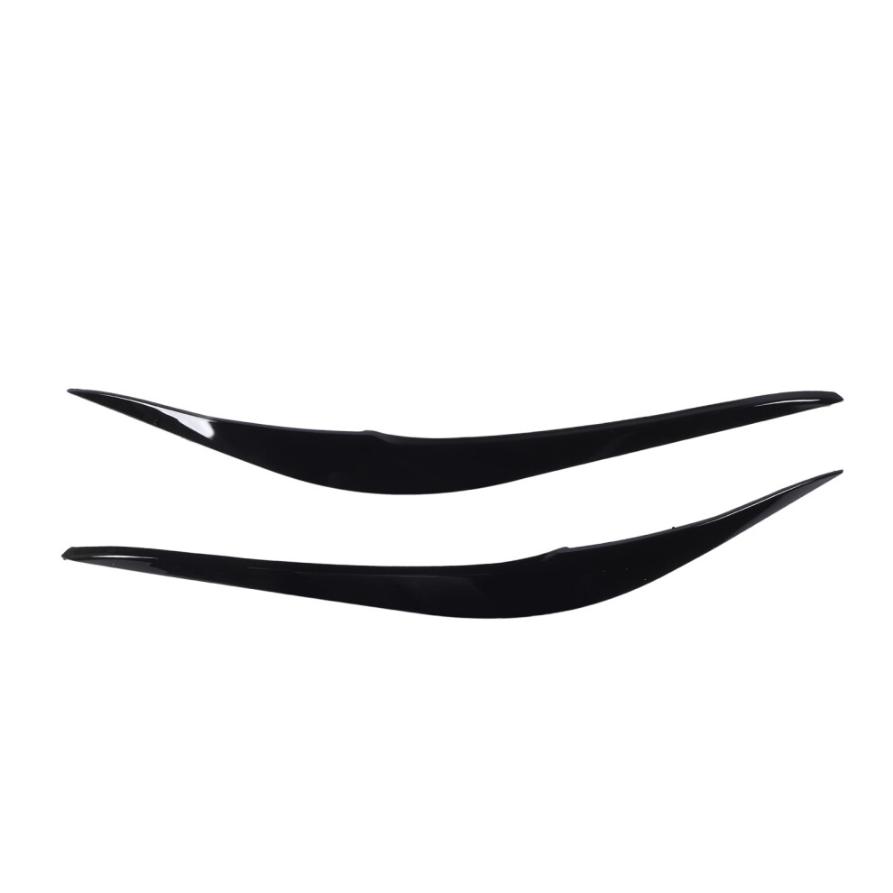 2Pcs Headlight Eyebrows Left Right Quick Black 8320539772424