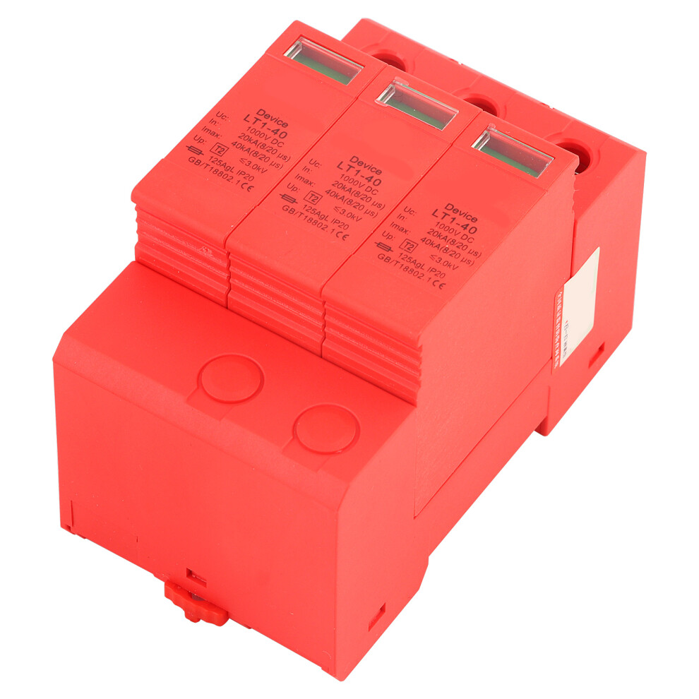 3P 3.0KV DC Power Surge Protector Arrester Device
