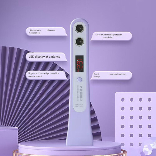 Rechargeable Height Meter with Historical Data Functionality Accurate Measurement ABS Plastic Green  Measuring Device 1