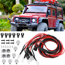 LED-Dachgepäckträger-Licht Rund passend für 1/10 RC Auto 90046 90047