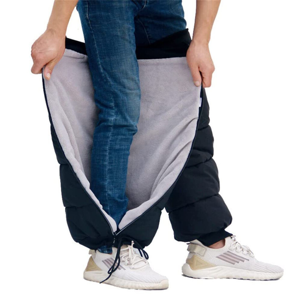 Motorcycle Leg Cover Warm Apron With Reflective Tape, Windproof Scooter Blanket Leg Protector For All Models Black 6038364066947