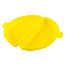 Nonstick Omelette Pan - Silicone Portable Steamer Lid, Microwave Safe Breakfast Pan, Durable Kitchen Cookware