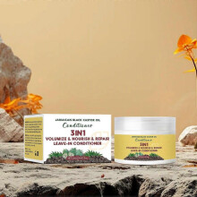 (1Pcs) 100% Pure Jamaican Black Castor Oil Leave-In Conditioner For Damaged Hair and To Soften Detangle Hair