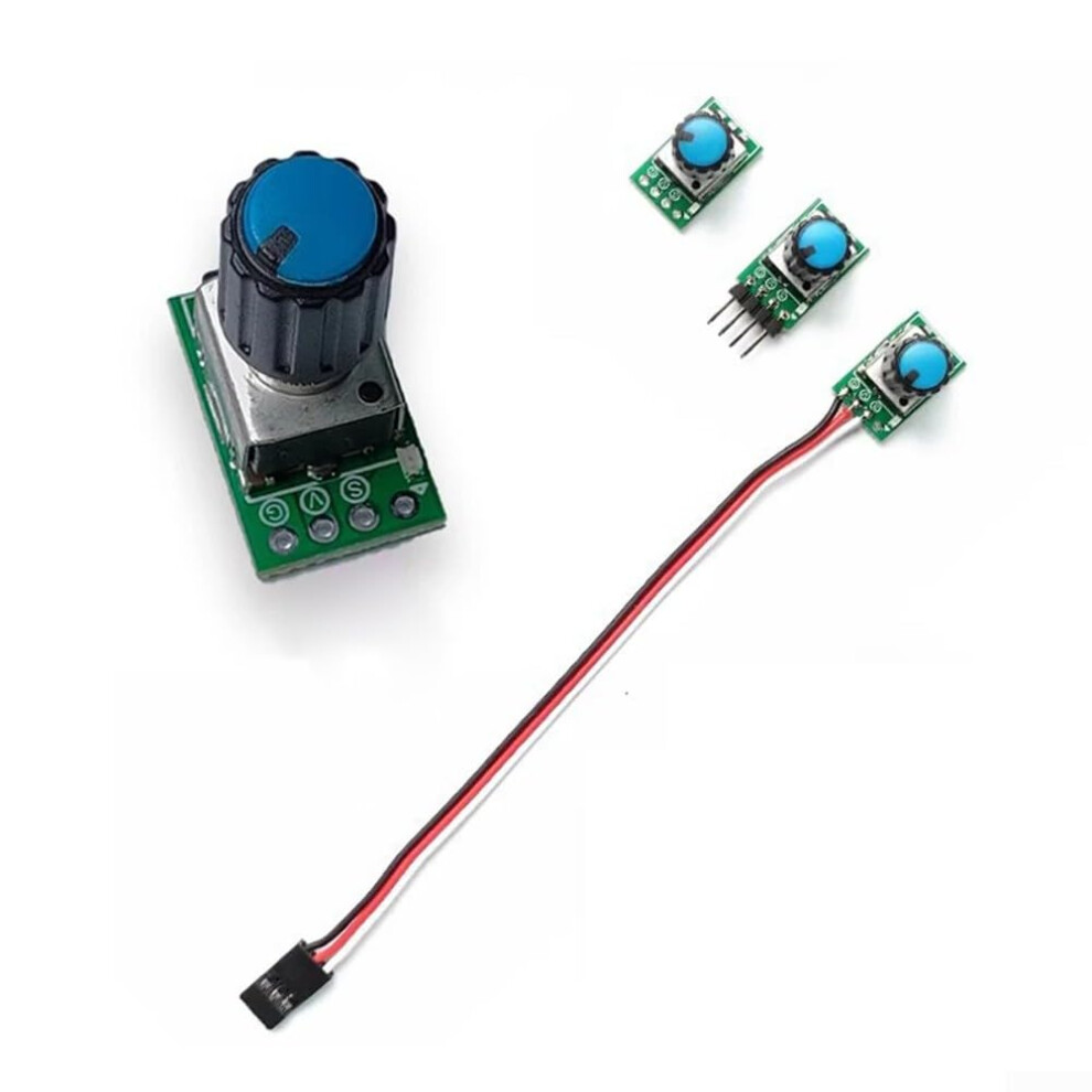 Brushless Motor Speed Regulator Module For Diy Projects, Air Purifier, And Aircraft Models - Compact Esc Tester With Rotary Potentiometer 6447073363948
