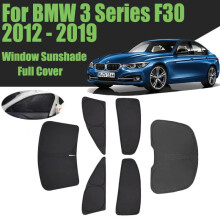 (2PCS REAR) Custom Car Window Sunshade For BMW 3 Series F30 2012 - 2019 Full Cover Privacy Blind Curtain Front Windshield 2010 2012 2018