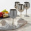 Elegant Stainless Steel Wine Glasses Silver - Robust Unbreakable 5