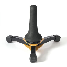 Foldable Tripod Stand for Trumpet Clarinet Flute Oboe Soprano Saxophone Lightweight Non-Slip Portable Holder Yellow