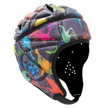 Headguards Soft Protective Adjustable Football Helmet for Adults, Shockproof Headgear with Fastening Tape, Colorful Design