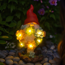 (2 Pack) Solar Gonk Garden Ornament