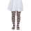 (Medium) Brown and White Striped Tights 1