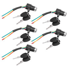 5 Stück Elektroroller Power Lock Schalter Schlüssel für E-Bikes, langlebig & sicher