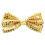 (24 Pack) Gold Sequin Bow Tie 1