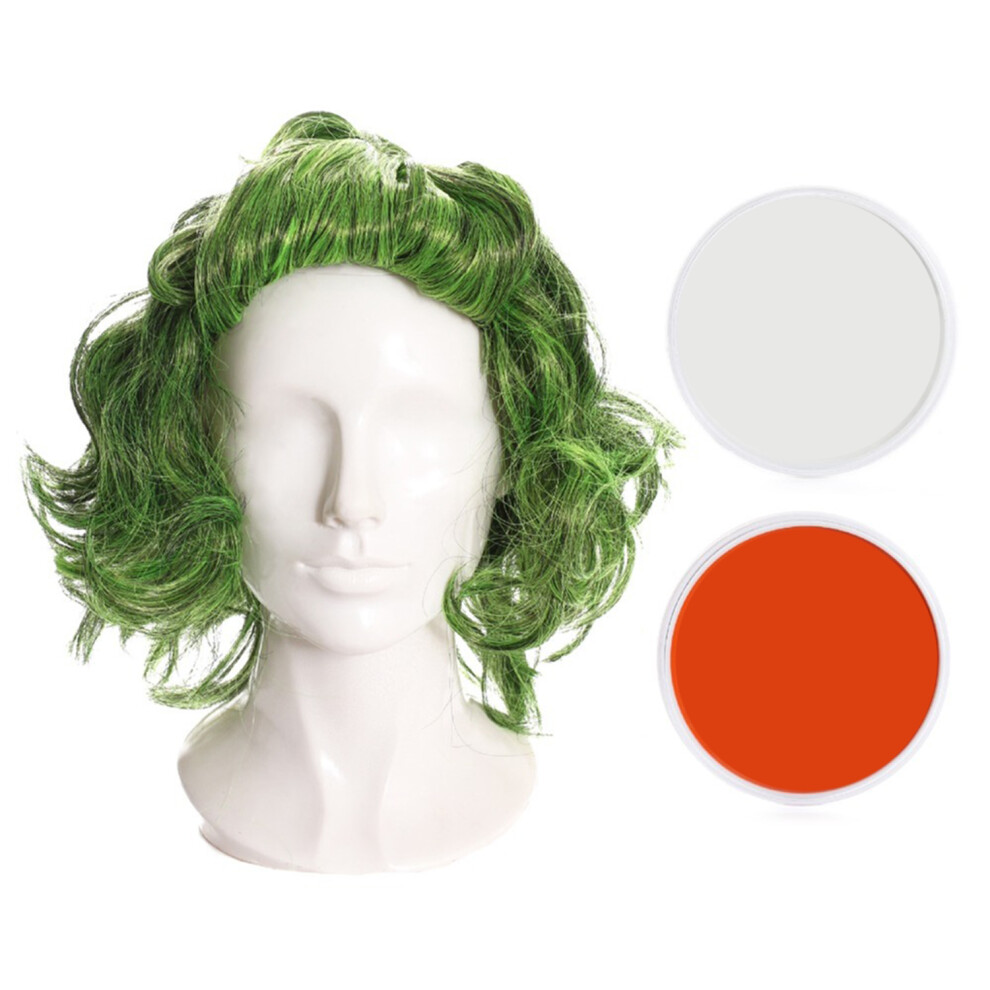 I Love Fancy Dress Ltd Factory Worker Accessory Set - Wig & Face Paint