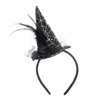 (24 Pack) Mini Witch Hat Headband