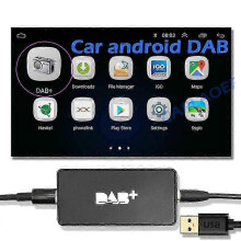 Universal Car Dab Plus Radio Receiver Tuner Usb Interface for Car Android Multimedia Player System Digital Audio Broadcasting