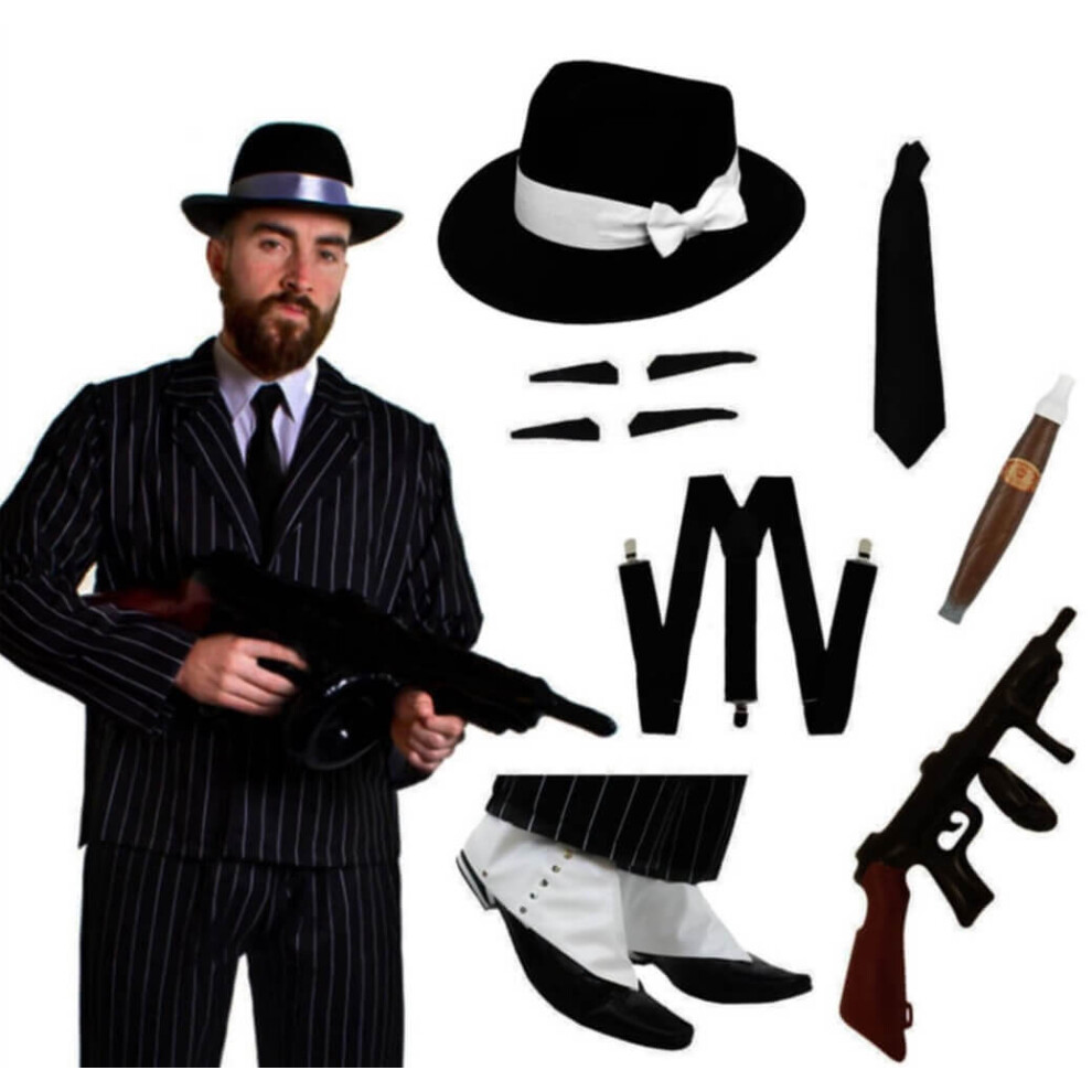 I Love Fancy Dress Ltd (Xxl) Deluxe 1920 Gangster Costume