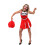 (Small) Red Zombie Cheerleader Costume 1