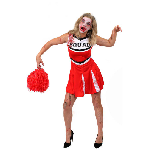 (Small) Red Zombie Cheerleader Costume