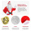 (XXXXXL) 10 Piece Santa Costume Set - with Bell 2