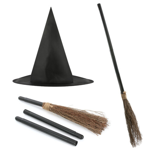 Witch Accessory Set - Hat & Broom