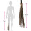 Witch Accessory Set - Hat & Broom 5