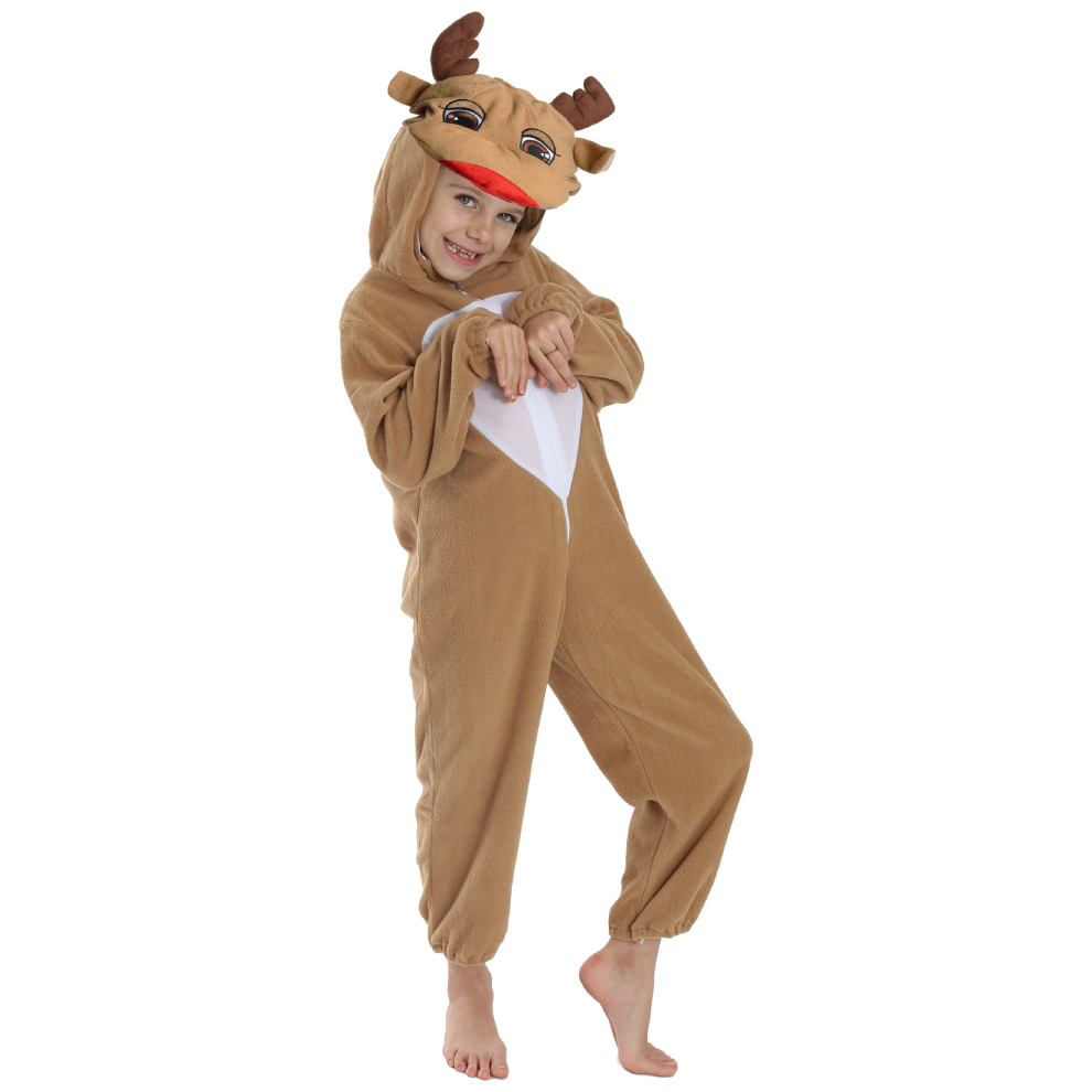 I Love Fancy Dress Ltd (Small) Reindeer Jumpsuit Costume