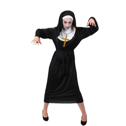 (Medium) Adults Zombie Nun Costume