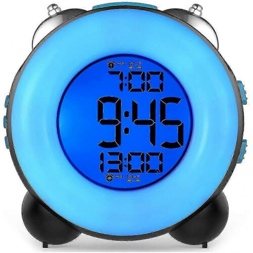 Loud Alarm Clock for Heavy Sleepers with Optional Alarm Dual Alarm Setting Snooze Function