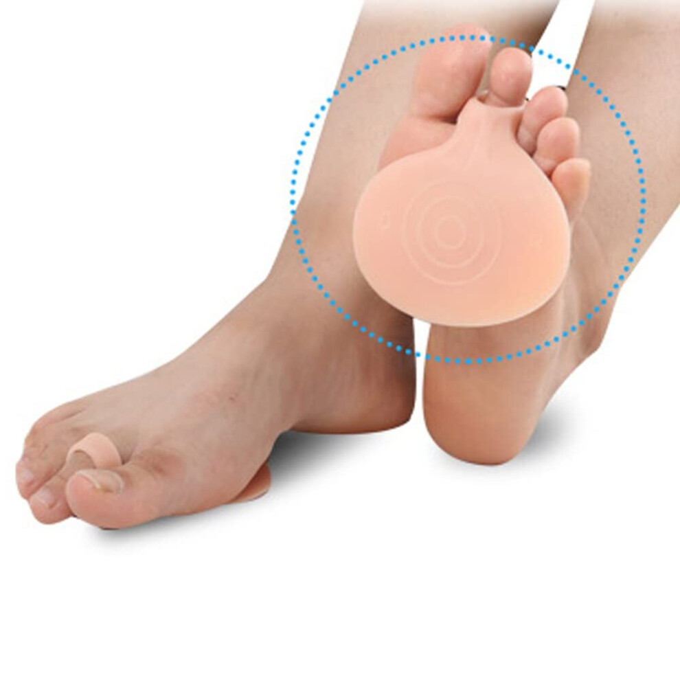 Pink Metatarsal Pads For Foot Pain Relief - Soft Gel Forefoot Cushions For Bunion And Callus Relief, 2 Pairs